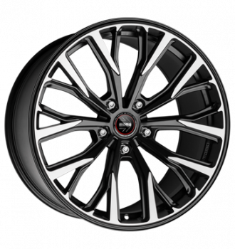 Momo, RF-02, 11x20 ET50 5x130 71,5, matt black diamond cut