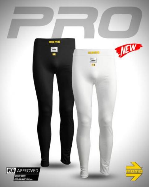 MOMO Rennfahrer- Unterhose LONG JOHNS PRO WHITE XS-S