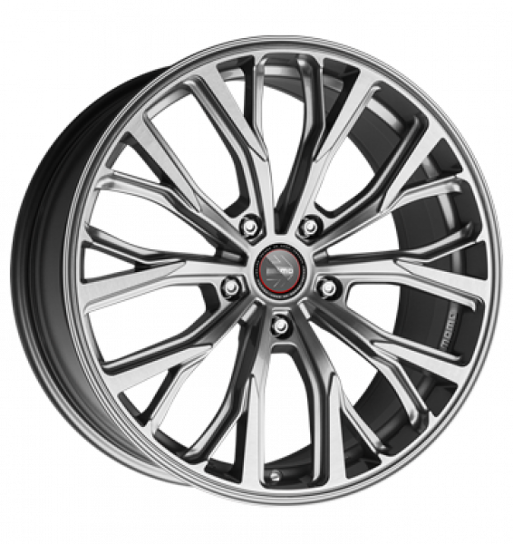 Momo, RF-02, 9x20 ET30 5x120 72,6, titan-silver brushed