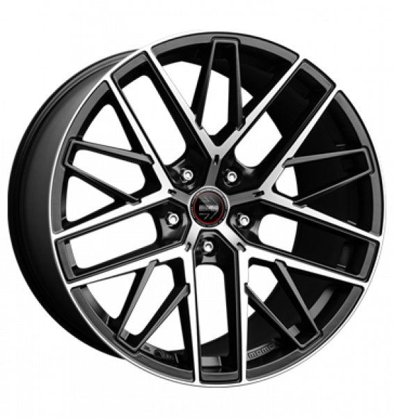 Momo, RFX-01, 11,5x21 ET38 5x120 74,1, matt black polished