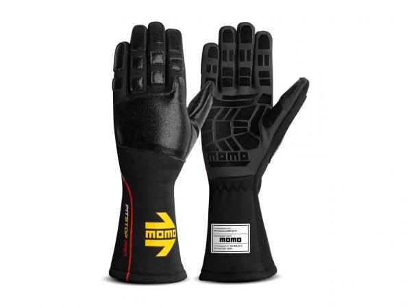 MOMO Mechanikerhandschuhe Pit Stop Pro Black FIA Größe XL/12